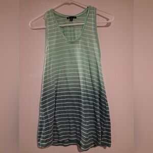 GAP Green Ombre Striped Tank Top
